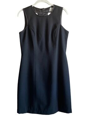Sue Wong Studios Dress Sheath Back Cutouts Black Sleeveless Sz:S